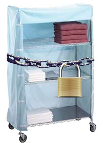 Locked Linen Cart