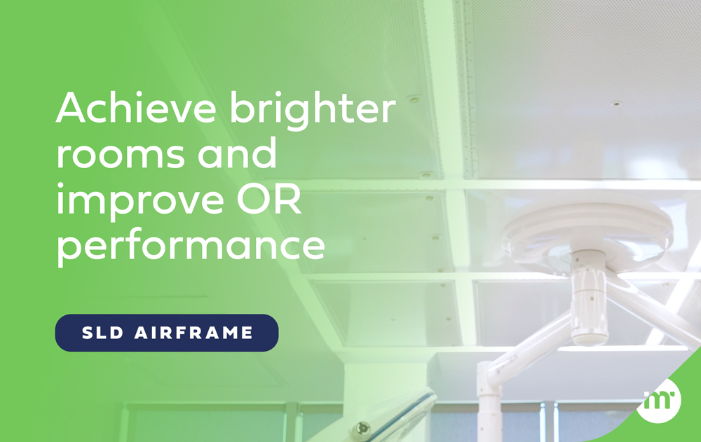 Achieve bright rooms and improve OR performance with SLD Technology AirFRAME