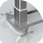 Wide-base chassis